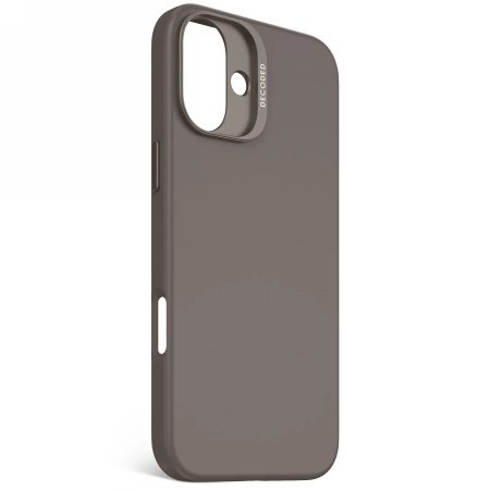 Etui Decoded AntiMicrobial Silicone Backcover MagSafe na iPhone 16 Plus - brązowe Etui Decoded AntiMicrobial Silicone Backcover MagSafe na iPhone 16 Plus - brązowe
