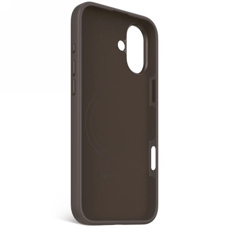 Etui Decoded AntiMicrobial Silicone Backcover MagSafe na iPhone 16 Plus - brązowe Etui Decoded AntiMicrobial Silicone Backcover MagSafe na iPhone 16 Plus - brązowe