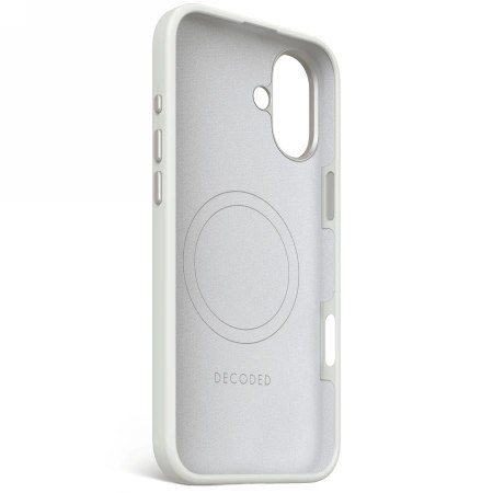 Etui Decoded AntiMicrobial Silicone Backcover z MagSafe do iPhone 16 Plus - szare Etui Decoded AntiMicrobial Silicone Backcover z MagSafe do iPhone 16 Plus - szare