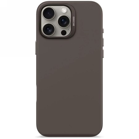 Etui Decoded AntiMicrobial Silicone Backcover z MagSafe do iPhone 16 Pro Max - ciemnobrązowe Etui Decoded AntiMicrobial Silicone Backcover z MagSafe do iPhone 16 Pro Max - ciemnobrązowe
