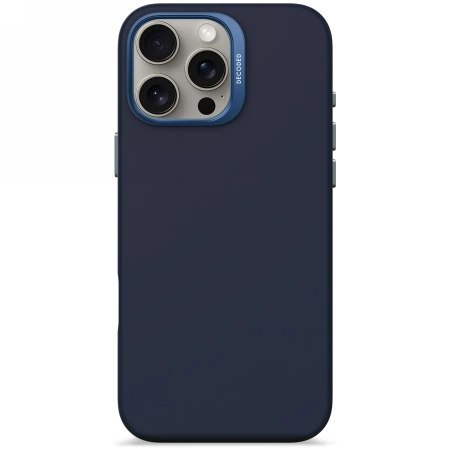 Etui Decoded AntiMicrobial Silicone Backcover z MagSafe do iPhone 16 Pro Max - granatowe Etui Decoded AntiMicrobial Silicone Backcover z MagSafe do iPhone 16 Pro Max - granatowe