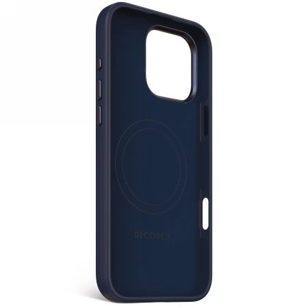 Etui Decoded AntiMicrobial Silicone Backcover z MagSafe do iPhone 16 Pro Max - granatowe Etui Decoded AntiMicrobial Silicone Backcover z MagSafe do iPhone 16 Pro Max - granatowe