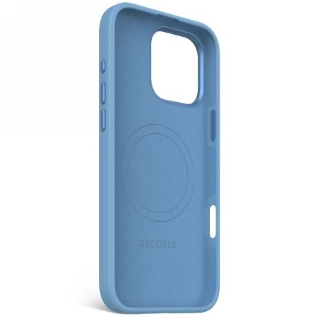 Etui Decoded AntiMicrobial Silicone Backcover z MagSafe do iPhone 16 Pro Max - niebieskie Etui Decoded AntiMicrobial Silicone Backcover z MagSafe do iPhone 16 Pro Max - niebieskie