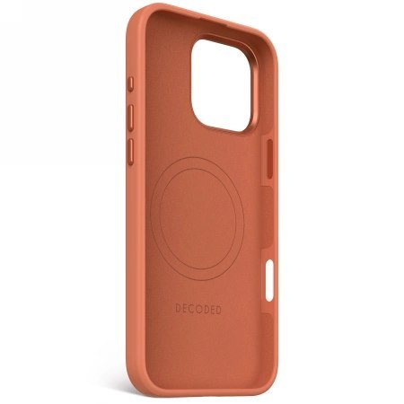 Etui Decoded AntiMicrobial Silicone Backcover z MagSafe do iPhone 16 Pro Max - pomarańczowe Etui Decoded AntiMicrobial Silicone Backcover z MagSafe do iPhone 16 Pro Max - pomarańczowe
