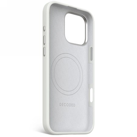 Etui Decoded AntiMicrobial Silicone Backcover z MagSafe do iPhone 16 Pro Max - szare Etui Decoded AntiMicrobial Silicone Backcover z MagSafe do iPhone 16 Pro Max - szare