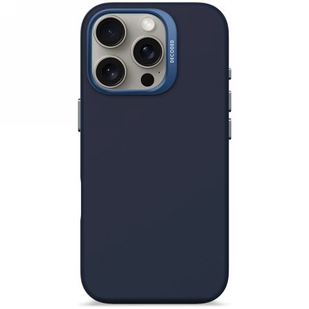 Etui Decoded AntiMicrobial Silicone Backcover z MagSafe do iPhone 16 Pro - granatowe Etui Decoded AntiMicrobial Silicone Backcover z MagSafe do iPhone 16 Pro - granatowe