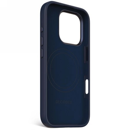 Etui Decoded AntiMicrobial Silicone Backcover z MagSafe do iPhone 16 Pro - granatowe Etui Decoded AntiMicrobial Silicone Backcover z MagSafe do iPhone 16 Pro - granatowe