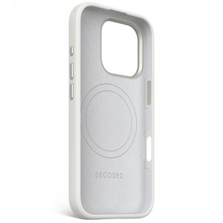 Etui Decoded AntiMicrobial Silicone Backcover z MagSafe do iPhone 16 Pro - szare Etui Decoded AntiMicrobial Silicone Backcover z MagSafe do iPhone 16 Pro - szare