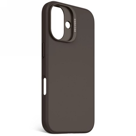 Etui Decoded AntiMicrobial Silicone Backcover z MagSafe do iPhone 16 - ciemnobrązowe Etui Decoded AntiMicrobial Silicone Backcover z MagSafe do iPhone 16 - ciemnobrązowe