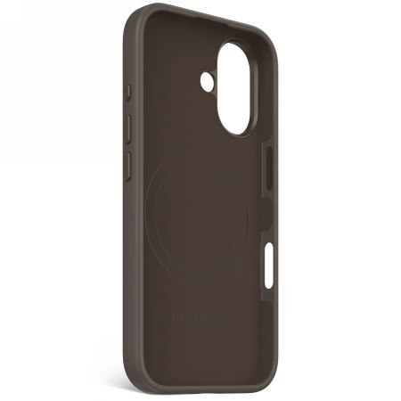 Etui Decoded AntiMicrobial Silicone Backcover z MagSafe do iPhone 16 - ciemnobrązowe Etui Decoded AntiMicrobial Silicone Backcover z MagSafe do iPhone 16 - ciemnobrązowe
