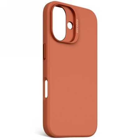 Etui Decoded AntiMicrobial Silicone Backcover z MagSafe do iPhone 16 - pomarańczowe Etui Decoded AntiMicrobial Silicone Backcover z MagSafe do iPhone 16 - pomarańczowe