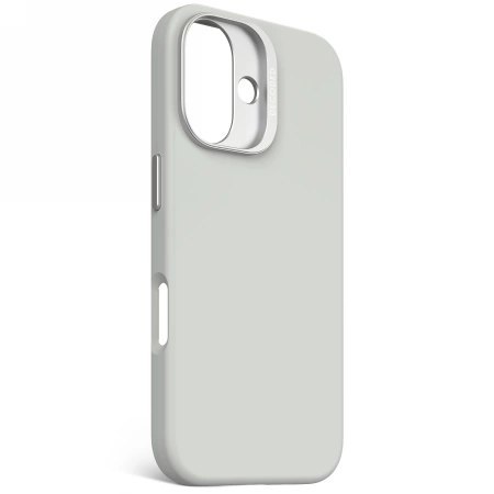 Etui Decoded AntiMicrobial Silicone Backcover z MagSafe do iPhone 16 - szare Etui Decoded AntiMicrobial Silicone Backcover z MagSafe do iPhone 16 - szare