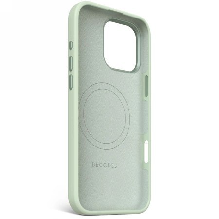 Etui Decoded AntiMicrobial Silicone Stacks Backcover z MagSafe do iPhone 16 Pro Max - zielone Etui Decoded AntiMicrobial Silicone Stacks Backcover z MagSafe do iPhone 16 Pro Max - zielone