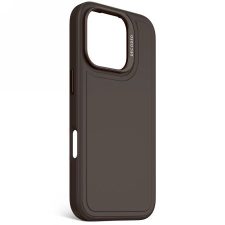 Etui Decoded AntiMicrobial Silicone Stacks Backcover z MagSafe do iPhone 16 Pro - ciemnobrązowe Etui Decoded AntiMicrobial Silicone Stacks Backcover z MagSafe do iPhone 16 Pro - ciemnobrązowe