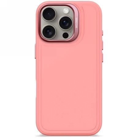 Etui Decoded AntiMicrobial Silicone Stacks Backcover z MagSafe do iPhone 16 Pro - różowe Etui Decoded AntiMicrobial Silicone Stacks Backcover z MagSafe do iPhone 16 Pro - różowe