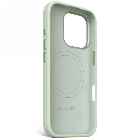 Etui Decoded AntiMicrobial Silicone Stacks Backcover z MagSafe do iPhone 16 Pro - zielone Etui Decoded AntiMicrobial Silicone Stacks Backcover z MagSafe do iPhone 16 Pro - zielone