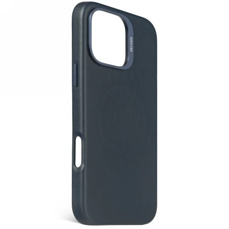 Etui Decoded Leather Backcover MagSafe na iPhone 16 Pro Max - granatowe Etui Decoded Leather Backcover MagSafe na iPhone 16 Pro Max - granatowe