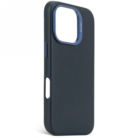 Etui Decoded Leather Backcover MagSafe na iPhone 16 Pro - granatowe Etui Decoded Leather Backcover MagSafe na iPhone 16 Pro - granatowe