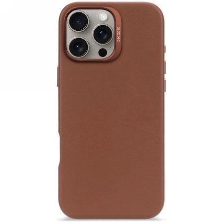 Etui Decoded Leather Backcover z MagSafe do iPhone 16 Pro Max - brązowe Etui Decoded Leather Backcover z MagSafe do iPhone 16 Pro Max - brązowe