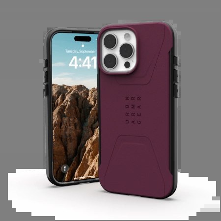 Etui UAG Civilian Magsafe na iPhone 16 Pro Max - czerwone Etui UAG Civilian Magsafe na iPhone 16 Pro Max - czerwone