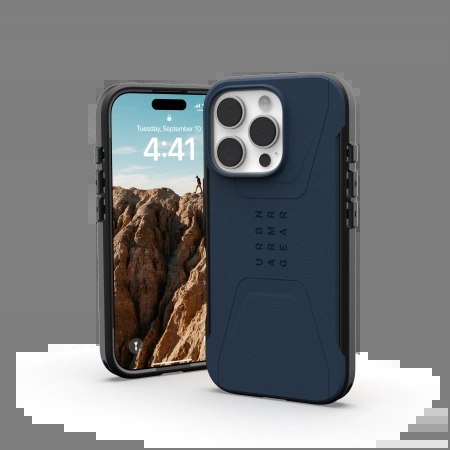 Etui UAG Civilian Magsafe na iPhone 16 Pro - niebieskie Etui UAG Civilian Magsafe na iPhone 16 Pro - niebieskie