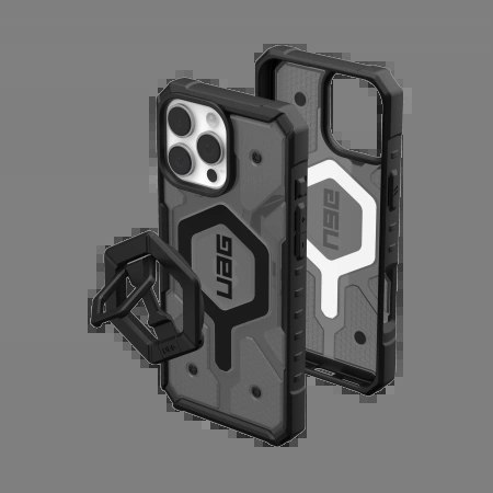 Etui UAG Pathfinder Clear Magsafe Bundle z podstawką Magnetic Ring na iPhone 16 Pro Max - czarne Etui UAG Pathfinder Clear Magsafe Bundle z podstawką Magnetic Ring na iPhone 16 Pro Max - czarne