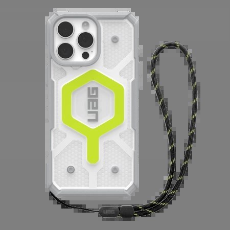 Etui UAG Pathfinder Clear Magsafe Bundle ze smyczą na iPhone 16 Pro Max - zielone Etui UAG Pathfinder Clear Magsafe Bundle ze smyczą na iPhone 16 Pro Max - zielone
