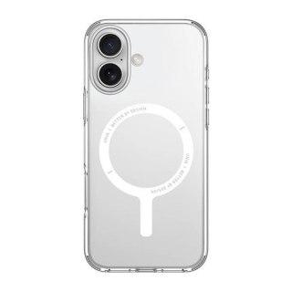 Etui UNIQ Clario Magclick Charging z MagSafe na iPhone 16 Plus - przezroczyste