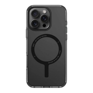 Etui UNIQ Clario Magclick Charging z MagSafe na iPhone 16 Pro Max - półprzezroczyste