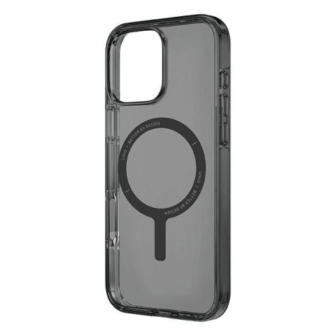 Etui UNIQ Clario Magclick Charging z MagSafe na iPhone 16 Pro Max - półprzezroczyste Etui UNIQ Clario Magclick Charging z MagSafe na iPhone 16 Pro Max - półprzezroczyste