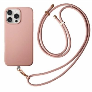 Etui UNIQ Coehl Creme Magnetic Charging z MagSafe na iPhone 16 Pro Max - różowe