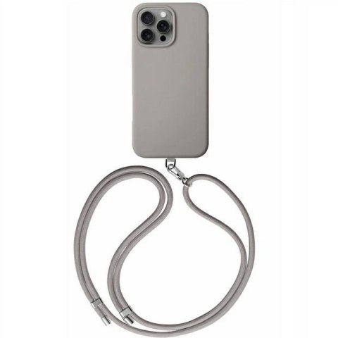 Etui UNIQ Coehl Creme Magnetic Charging z MagSafe na iPhone 16 Pro Max - szare Etui UNIQ Coehl Creme Magnetic Charging z MagSafe na iPhone 16 Pro Max - szare
