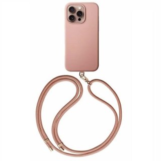 Etui UNIQ Coehl Creme Magnetic Charging z MagSafe na iPhone 16 Pro - różowe