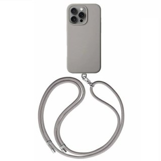 Etui UNIQ Coehl Creme Magnetic Charging z MagSafe na iPhone 16 Pro - szare