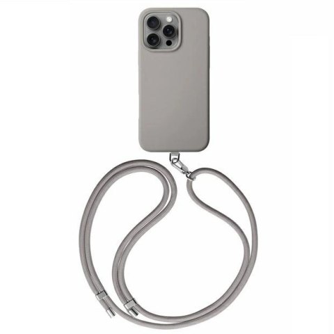 Etui UNIQ Coehl Creme Magnetic Charging z MagSafe na iPhone 16 Pro - szare Etui UNIQ Coehl Creme Magnetic Charging z MagSafe na iPhone 16 Pro - szare