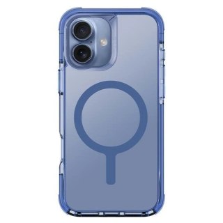 Etui UNIQ Combat Magclick Charging z MagSafe na iPhone 16 Plus - niebieskie