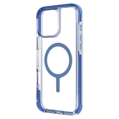 Etui UNIQ Combat Magclick Charging z MagSafe na iPhone 16 Plus - niebieskie Etui UNIQ Combat Magclick Charging z MagSafe na iPhone 16 Plus - niebieskie