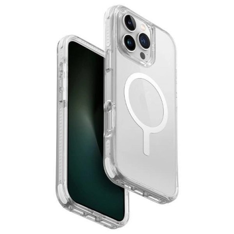 Etui UNIQ Combat Magclick Charging z MagSafe na iPhone 16 Pro Max - białe Etui UNIQ Combat Magclick Charging z MagSafe na iPhone 16 Pro Max - białe