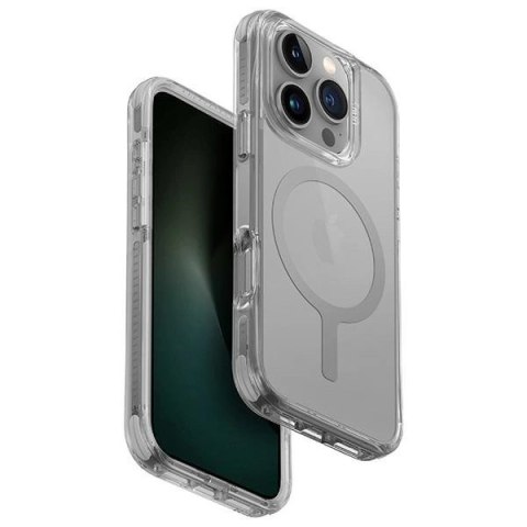 Etui UNIQ Combat Magclick Charging z MagSafe na iPhone 16 Pro - szare