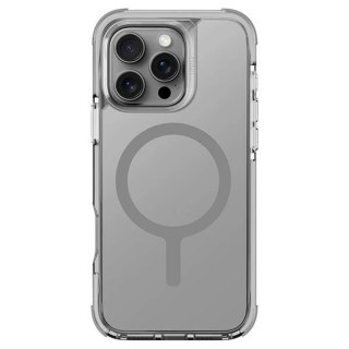 Etui UNIQ Combat Magclick Charging z MagSafe na iPhone 16 Pro - szare