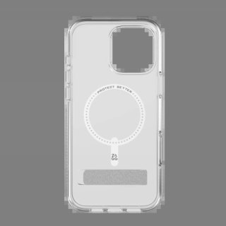 Etui ZAGG Crystal Palace Snap Kickstand MagSafe z podstawką na iPhone 16 Pro Max - przezroczyste