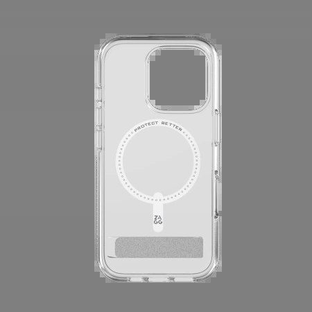 Etui ZAGG Crystal Palace Snap Kickstand MagSafe z podstawką na iPhone 16 Pro - przezroczyste