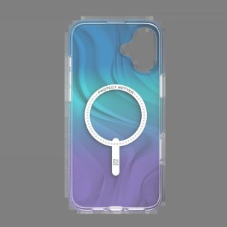 Etui ZAGG Milan Snap MagSafe na iPhone 16 Plus - fioletowe