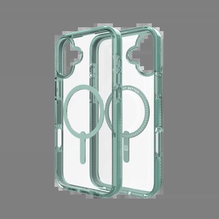 Etui ZAGG Santa Cruz Snap MagSafe na iPhone 16 Plus - zielone