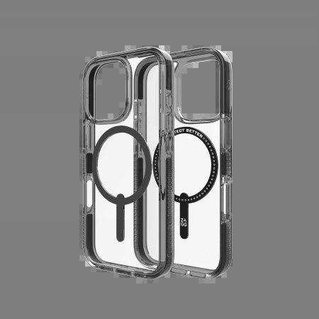 Etui ZAGG Santa Cruz Snap MagSafe na iPhone 16 Pro - czarne Etui ZAGG Santa Cruz Snap MagSafe na iPhone 16 Pro - czarne