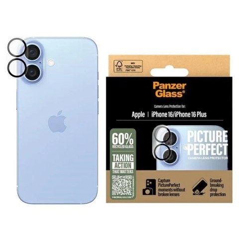 Szkło hartowane PanzerGlass PicturePerfect Lens Protector na aparat do iPhone 16 / 16 Plus Szkło hartowane PanzerGlass PicturePerfect Lens Protector na aparat do iPhone 16 / 16 Plus