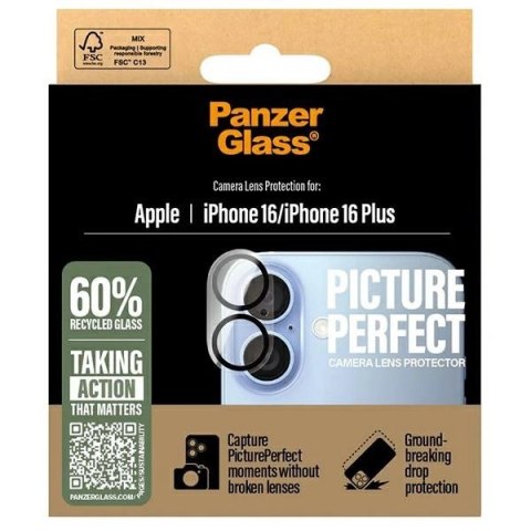 Szkło hartowane PanzerGlass PicturePerfect Lens Protector na aparat do iPhone 16 / 16 Plus Szkło hartowane PanzerGlass PicturePerfect Lens Protector na aparat do iPhone 16 / 16 Plus