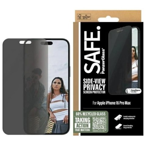 Szkło hartowane SAFE by PanzerGlass Privacy Screen Protector Ultra-Wide Fit na iPhone 16 Pro Max Szkło hartowane SAFE by PanzerGlass Privacy Screen Protector Ultra-Wide Fit na iPhone 16 Pro Max