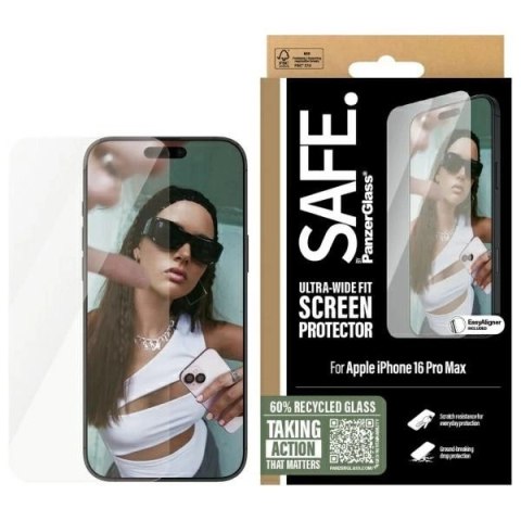 Szkło hartowane SAFE by PanzerGlass Ultra-Wide Fit na iPhone 16 Pro Szkło hartowane SAFE by PanzerGlass Ultra-Wide Fit na iPhone 16 Pro