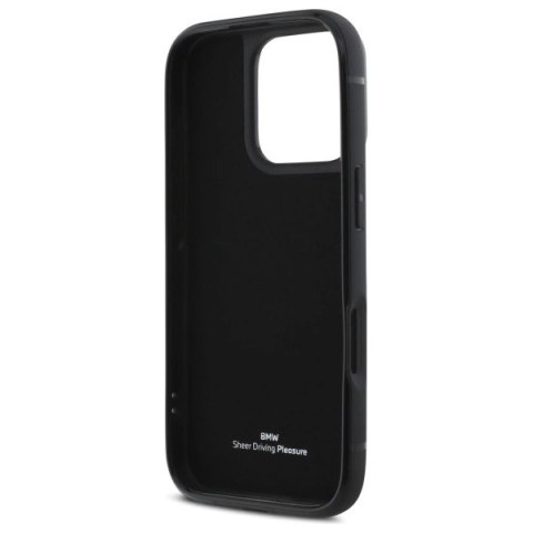 Etui BMW Sign Leather Cardslot na iPhone 16 Pro Max - czarne Etui BMW Sign Leather Cardslot na iPhone 16 Pro Max - czarne